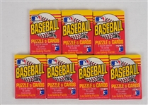 Lot of 7 Unopened 1985 Donruss Baseball Card Packs