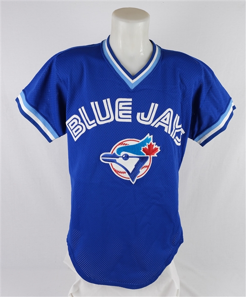 Jim Acker 1983 Toronto Blue Jays Game Used Rookie BP Jersey  