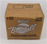 Unopened 1987 Donruss Baseball Case