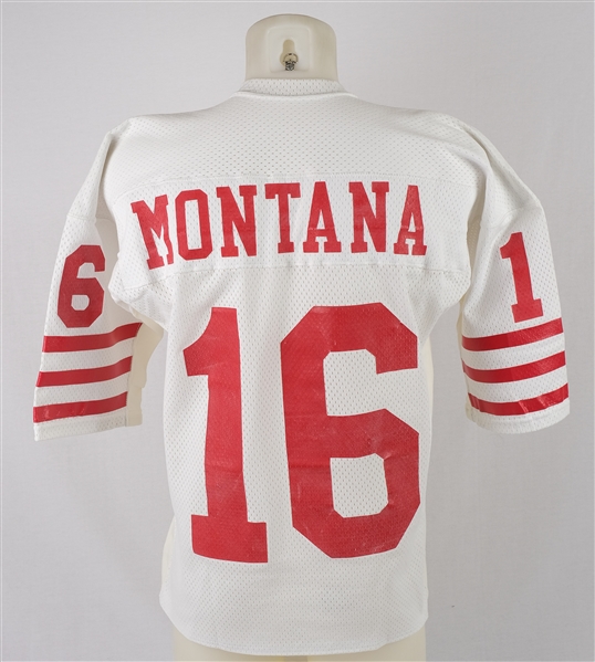 Joe Montana 1981 San Francisco 49ers Practice Worn & Autographed Jersey