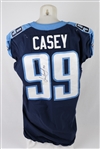 Jurrell Casey 2017 Tennessee Titans Game Used Jersey Worn vs. Indy PSA/DNA