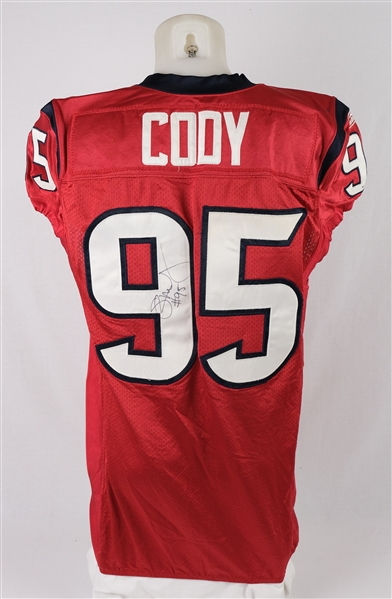 Shawn Cody 2010 Houston Texans Game Used Jersey Worn 12/13 vs. Baltimore