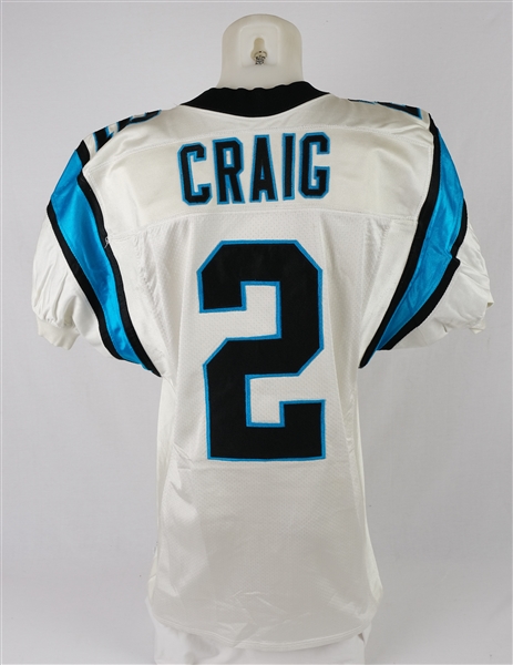 Dameyune Craig 2000 Carolina Panthers Game Used Jersey Worn 8/4 vs. Jax & 8/18 vs. Baltimore w/Team Provenance