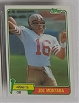 Vintage 1981 Topps Football Card Set w/Joe Montana Rookie Card