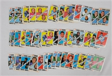 Vintage 1971 Topps Football Game Card Set of 48