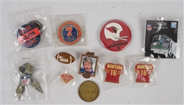 Collection of NFL MLB & NCAA Collector Pins