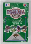 Unopened 1990 Upper Deck Baseball Card Box