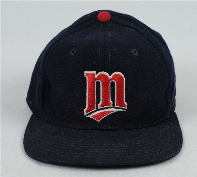 Kent Hrbek c. 1986-87 Minnesota Twins Game Used Hat w/Dave Miedema LOA