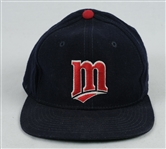 Kent Hrbek c. 1986-87 Minnesota Twins Game Used Hat w/Dave Miedema LOA