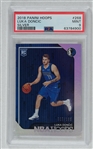 Luka Doncic 2018 Panini Hoops 027/199 Silver Rookie Card #268 PSA 9 MINT 