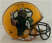 Brett Favre Autographed Hand Painted Full Size Authentic Green Bay Packers Helmet