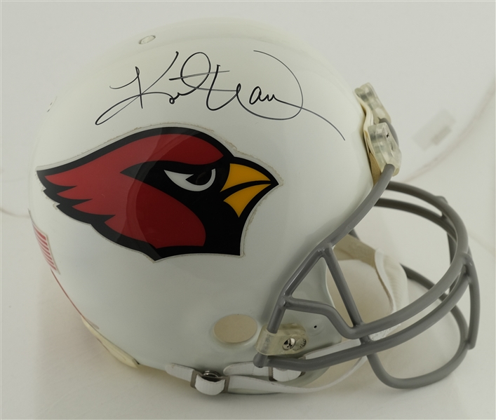 Kurt Warner Autographed Full Size Authentic Arizona Cardinals Helmet