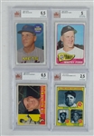 Lot of 4 Vintage Graded Baseball Cards w/ Tom Seaver