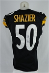Ryan Shazier 2014 Pittsburgh Steelers Game Used Rookie Jersey w/Player Provenance From Jersey Swap & Dave Miedema LOA