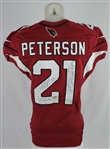 Patrick Peterson 20015 Arizona Cardinals Game Used Jersey w/Player Provenance From Jersey Swap & Dave Miedema LOA