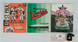 Collection of St. Paul Saints & Minnesota Twins Programs