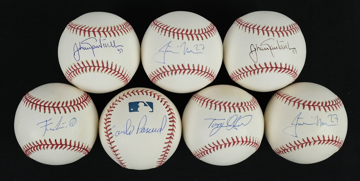 Minnesota Twins Lot of 7 Autographed Baseballs