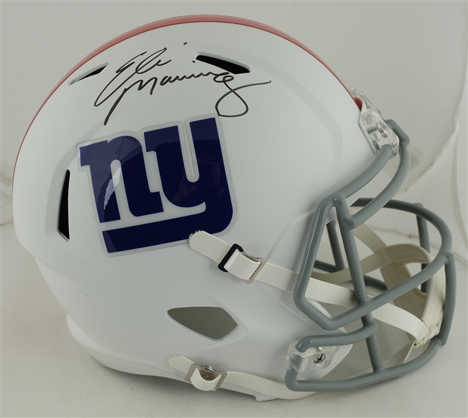 Eli Manning Autographed New York Giants Full Size Replica Helmet