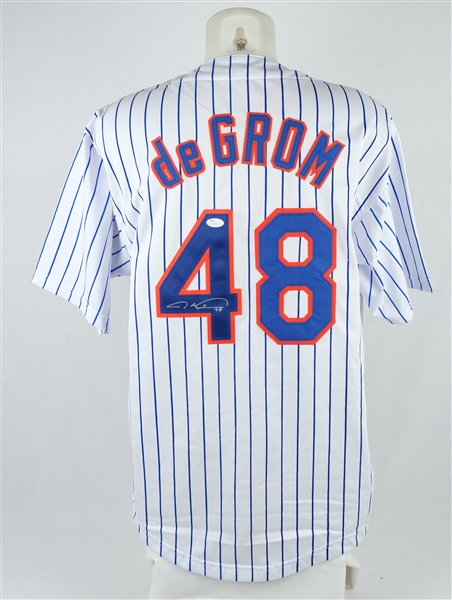 Jacob deGrom Autographed New York Mets Jersey JSA