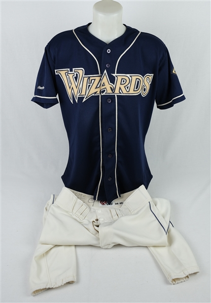 Michael Cuddyer 1998 Fort Wayne Wizards Game Used Jersey & Pants w/ Dave Miedema LOA