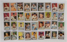 Vintage 1952 Topps Starter Set w/344 Cards Including 2 Andy Pafko Cards