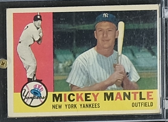 Collection of 1960 Topps Baseball Cards w/Mickey Mantle 