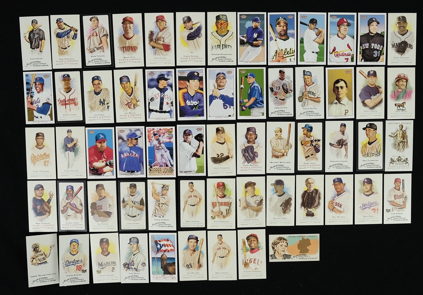 Collection of Topps Mini Tobacco Style Cards 