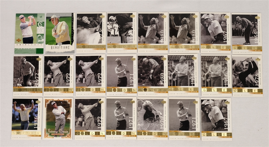 Golf Card Collection w/Jack Nicklaus
