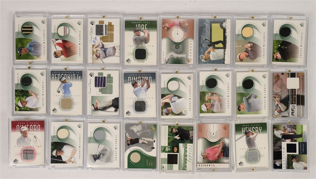Extensive Game Used Golf Card Collection  
