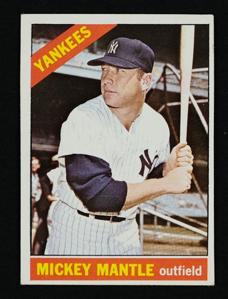 Mickey Mantle 1966 Topps Baseball Card #50