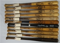 Collection of 11 Vintage 1980s Minnesota Twins Game Used Bats w/Jim Eisenreich Ron Washignton Jim Dwyer & Dan Ford