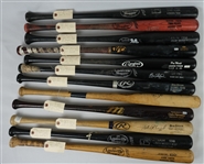 Collection of 12 2000s Minnesota Twins Game Used Bats w/Doug Mientkiewicz Lew Ford & Mike Redmond