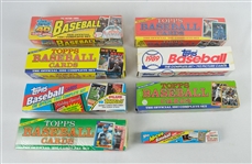 Lot of 8 Factory Baseball Card Sets