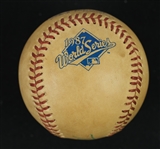 Game Used 1987 World Series Baseball Signed by Tom Herr Beckett
