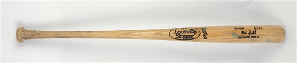 Mike Bordick Baltimore Orioles Game Used Bat