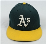 Barry Zito c. 2005-06 Oakland As Game Used Hat