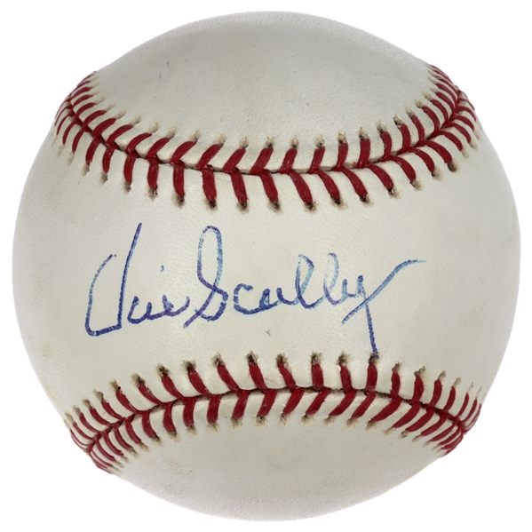 Vin Scully Autographed Baseball JSA