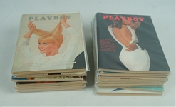 Vintage Collection of 1960s Playboy Magazines