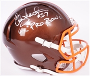 Clay Matthews Jr Autographed & Inscribed Cleveland Browns Full Size Helmet Beckett