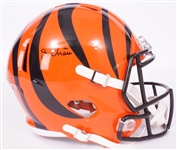 JaMarr Chase Autographed Cincinnati Bengals Full Size Helmet