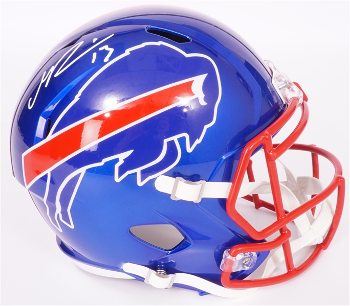 Gabe Davis Autographed Buffalo Bills Full Size Helmet Beckett