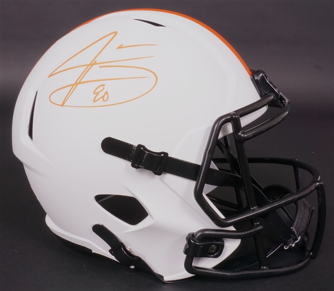 Jarvis Landry Autographed Cleveland Browns Full Size Helmet Beckett