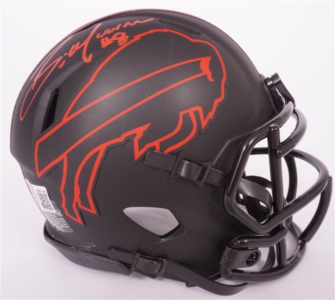Brian Moorman Autographed Buffalo Bills Mini Helmet Beckett