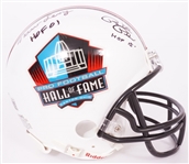 Bill Polian & Marve Levy Autographed & Inscribed HOF Mini Helmet Beckett