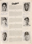 Brooklyn Dodgers 1955 Team Signed World Series Program w/27 Sigs Including Jackie Robinson Roy Campanella & Walt Alston