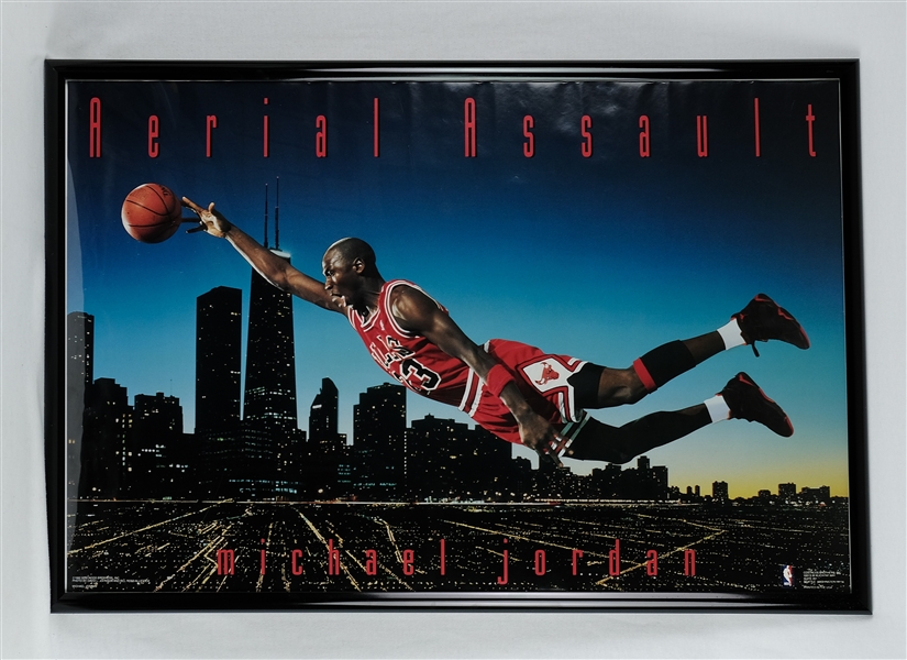 Michael Jordan Original 24x36 Nike Aerial Assault Poster