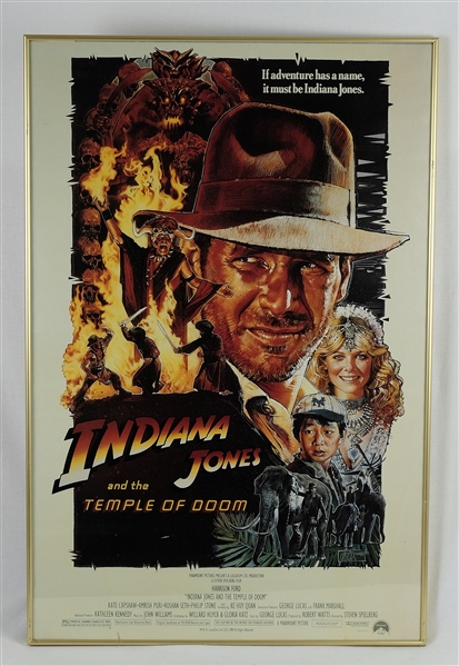 Indiana Jones & The Temple of Doom Original 24x36 Movie Poster
