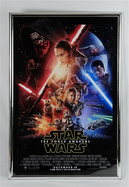 Star Wars Original 24x36 The Force Awakens Movie Poster