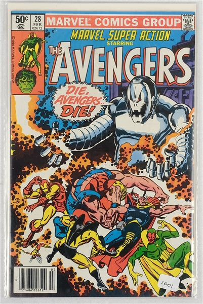 The Avengers Feb 1980 Comic Book Issue No 28