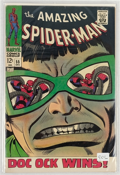 The Amazing Spider-Man Dec 1967 Comic Book Issue No 55 